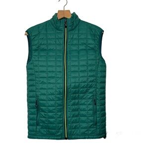Women's Green Puffer Vest